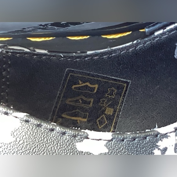 Dr Martens leopard spike leather platform shoes - Picture 10 of 11